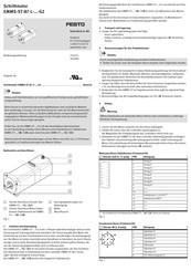 Festo EMMS-ST-87-L ML Manual De Instrucciones