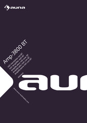 auna Amp-3800 BT Manual Del Usuario