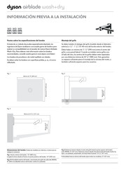 Dyson airblade wash+dry WD06 Guia De Inicio Rapido