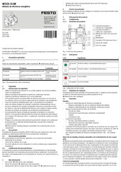 Festo MSE6-D2M Instrucciones. Utilización