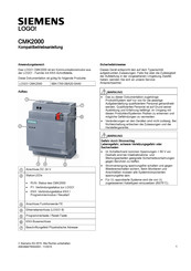 Siemens LOGO! CMK2000 Manual De Instrucciones
