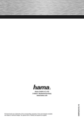 Hama 00095253 Manual De Instrucciones