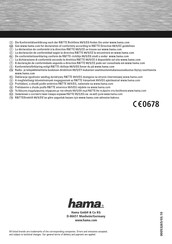 Hama 00053265 Manual De Instrucciones