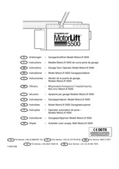 Chamberlain MotorLift 5500 Manual De Instrucciones