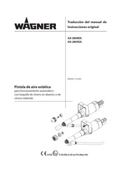 WAGNER GA 2805EA Traducción Del Manual De Instrucciones Original