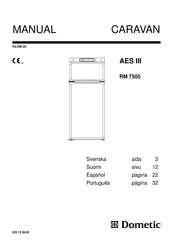 Dometic RM 7505 Manual Del Usuario