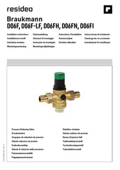 Resideo Braukmann D06F Instrucciones De Instalación