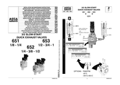 ASCO Numatics 651 Instrucciones De Puesta En Marcha Y Mantenimiento