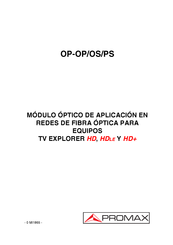 Promax OP-OS Manual De Instrucciones