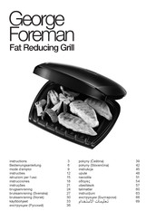 George Foreman Fat Reducing Grill Instrucciones