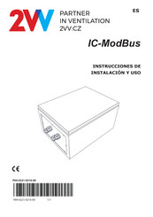 2VV IC-M-AC5-07 Instrucciones De Instalacion Y Uso