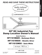 Luminance Brands Kathy Ireland Home HF1161BQ00 El Manual Del Propietario