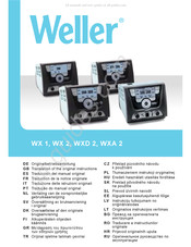 Weller WXA 2 Traducción Del Manual Original