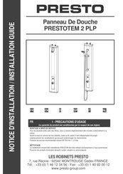 Presto PRESTOTEM 2 PLP Guia De Instalacion