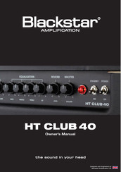 Blackstar HT CLUB 40 Manual Del Propietário