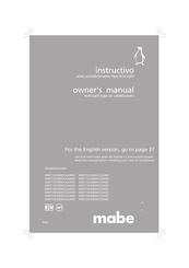 mabe MMT18CDBWCCAXM1 Instructivo