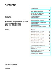 Siemens SIMATIC S7-300 Manuales | ManualsLib