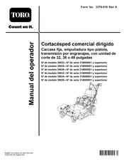 Toro 314000001 Serie Manual Del Operador