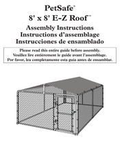 Petsafe 8 x 8 E-Z Roof Instrucciones De Ensamblado