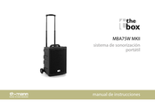 The box MBA75W MKII Manual De Instrucciones