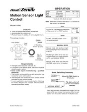 Heath Zenith HZ-1800-WH Manual De Instrucciones