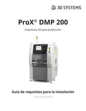 3D Systems ProX DMP 200 Guía De Requisitos Para La Instalación