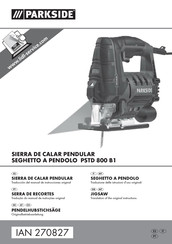 Parkside PSTD 800 B1 Traducción Del Manual De Instrucciones Original