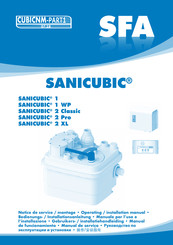 SFA SANICUBIC 2 XL Manual De Servicio