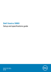 Dell Vostro 5880 Guía De Configuración