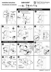 D&D Technologies LOKKLatch Instrucciones De Instalación