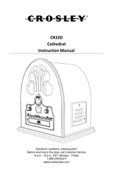 Crosley CR32D Manual De Instrucciones