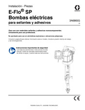 Graco E-Flo SP Check-Mate Manual De Instalación