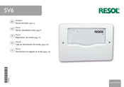 Resol SV66 Manual