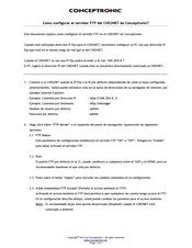 Conceptronic CHD3NET Manual De Configuración
