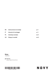 Novy Flat'line 7602 Instrucciones De Montaje