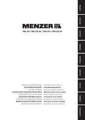 Menzer TSW 225 AV Manual De Instrucciones Original