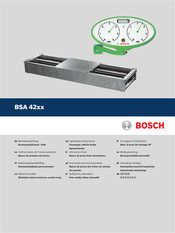 Bosch BSA 42 Serie Instrucciones De Funcionamiento