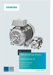 Siemens SIMOTICS GP Manual Del Usuario