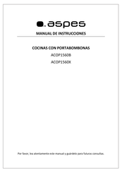 Aspes ACOP1560X Manual De Instrucciones