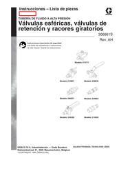 Graco 210657 Instrucciones - Lista De Piezas