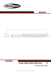 SHOWTEC Node-8 MKII ArtNet-DMX Manual De Instrucciones