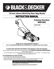 BLACK&DECKER MM1800 Manual De Instrucciones