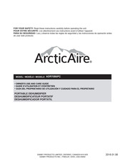 Arctic Aire ADR70B6PC Guía Del Proprietario De Utilización Y Cuidado Para El Propietario