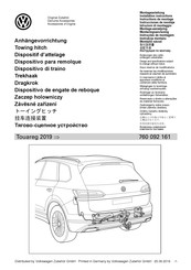 Volkswagen Zubehör 760 055 204 A Instructions De Montage