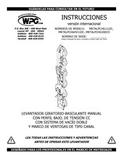 WPG MRTALPCH611LDC Manual De Instrucciones