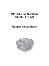 Star Micronics TSP700II Serie Manual Del Hardware