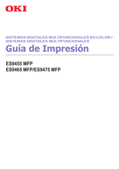 Oki ES9465 MFP Guía De Impresión