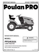 Poulan Pro PP24KA54 Manual De Repuestos