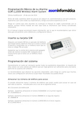 Alarmaszoom LL2000 Manual De Programación