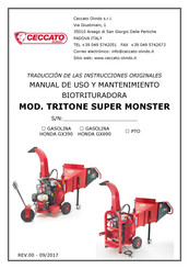 Ceccato Olindo TRITONE SUPER MONSTER Manual De Uso Y Mantenimiento